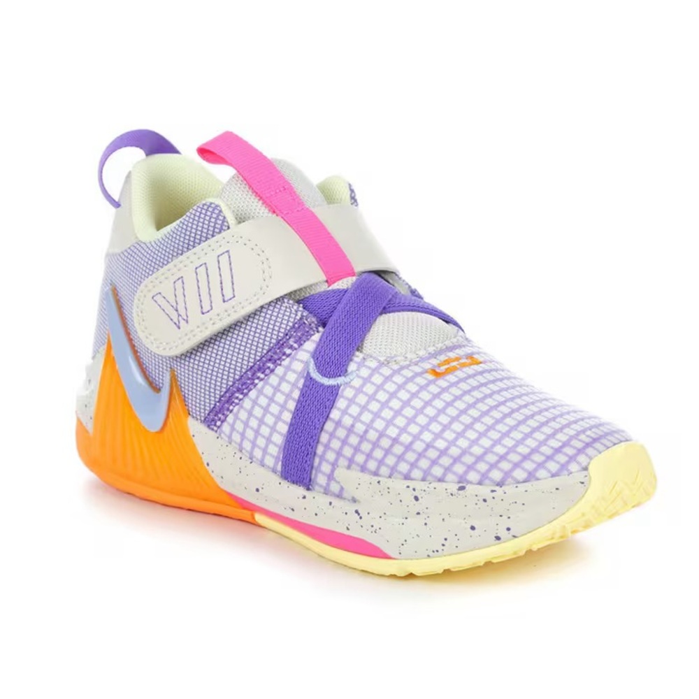 Nike LeBron Witness VII basketball shoes 
ore/coblt/grape